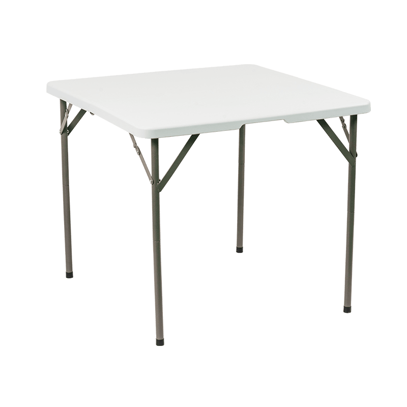 86 cm bærbar udendørs støvtæt foldet firkantet bord